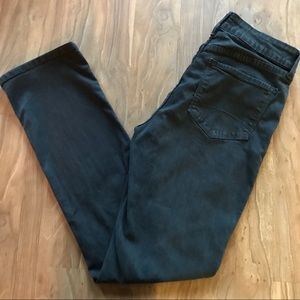 Not Your Daughters Jeans Black Straight Leg,Size 8